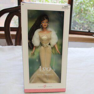 Barbie Zodiac Collection Leo Pink Label Doll 2004 Mattel C6244 NRFB